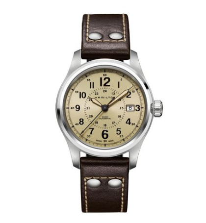 Hamilton H70595523 : Khaki Field Automatic Stainless Steel / Beige