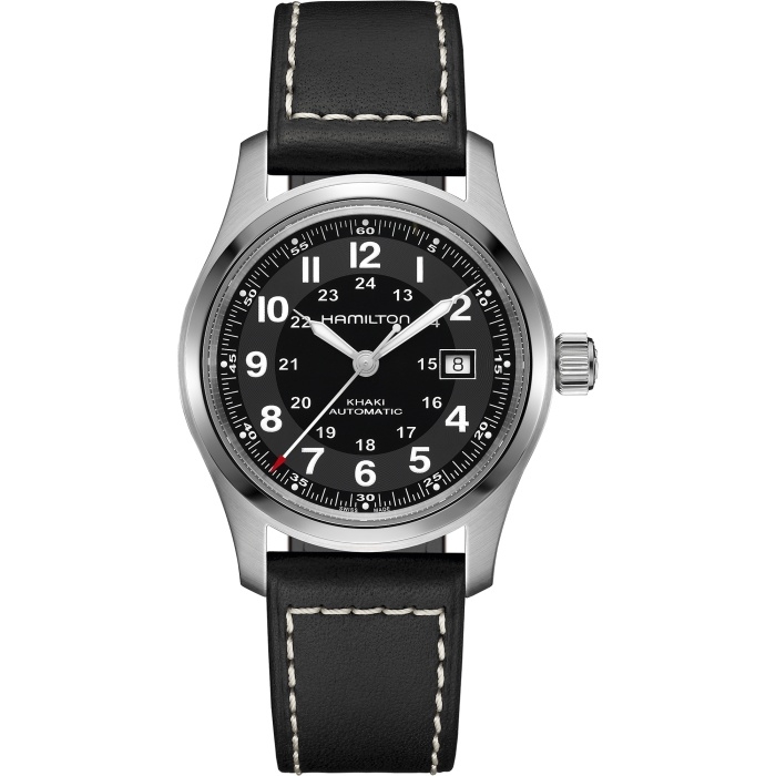 Hamilton H70605733 : Khaki Field Auto 42 Stainless Steel / Black