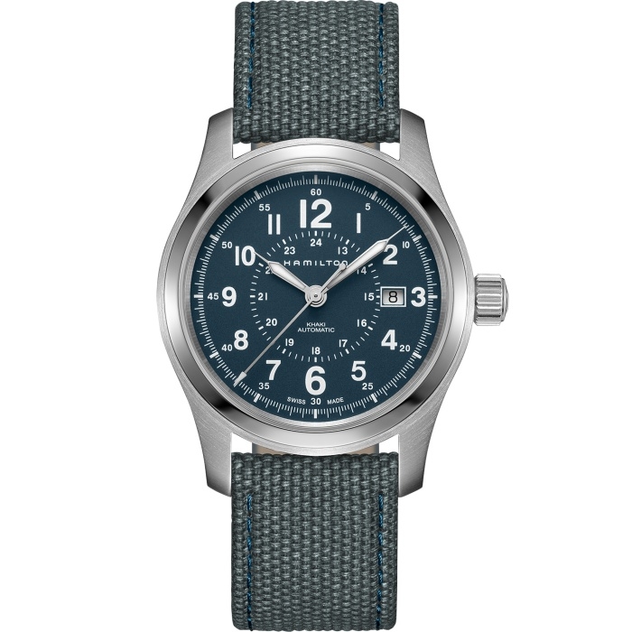 Hamilton H70605943 : Khaki Field Auto 42 Stainless Steel / Green