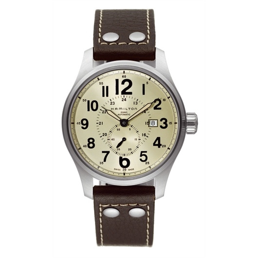 Hamilton H70655723 : Khaki Field Officer Automatic 44