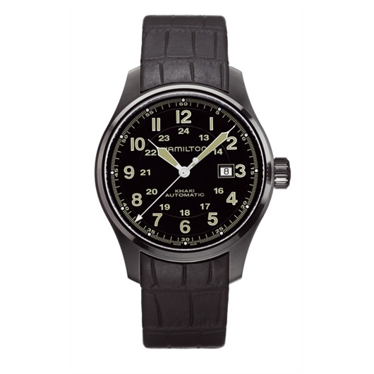 Hamilton H70685333 : Khaki Field Officer Automatic 44