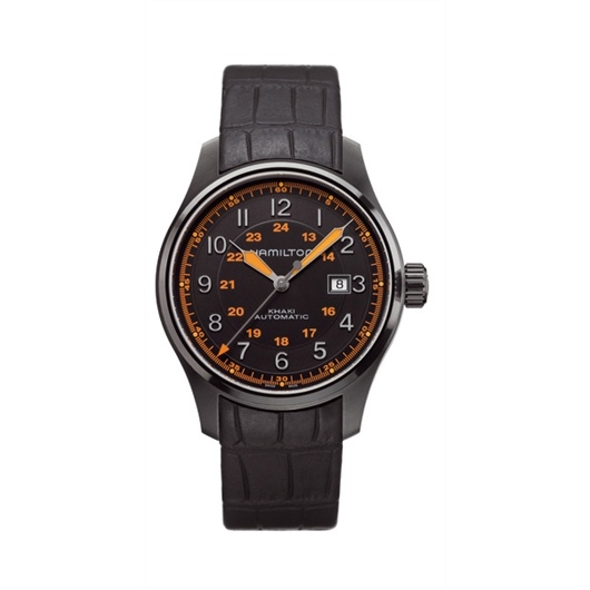 Hamilton H70685337 : Khaki Field Officer Automatic 44