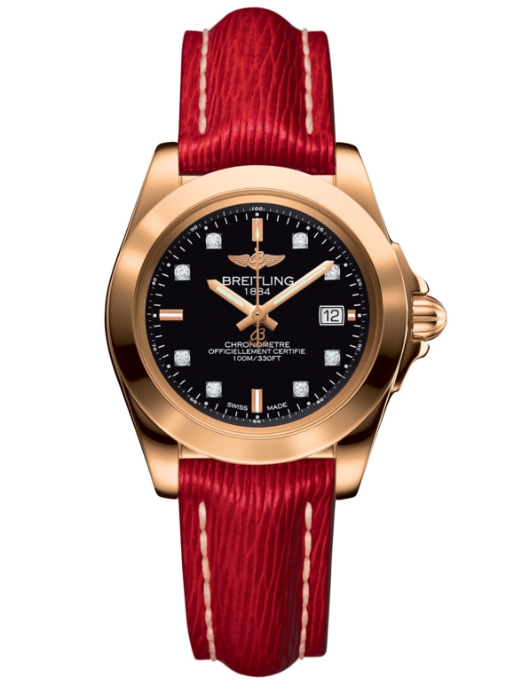 Breitling H7133012.BF64.209X : Galactic 32 Sleek Edition Rose Gold / Trophy Black Diamond / Sahara