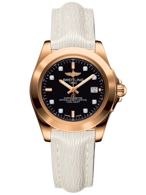 Breitling H7133012.BF64.235X : Galactic 32 Sleek Edition Rose Gold / Trophy Black Diamond / Sahara