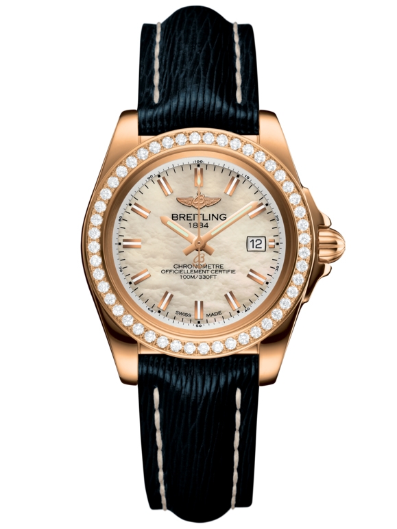 Breitling H7133053.A802.210X : Galactic 32 Sleek Edition Rose Gold / Diamond / Pearl / Sahara
