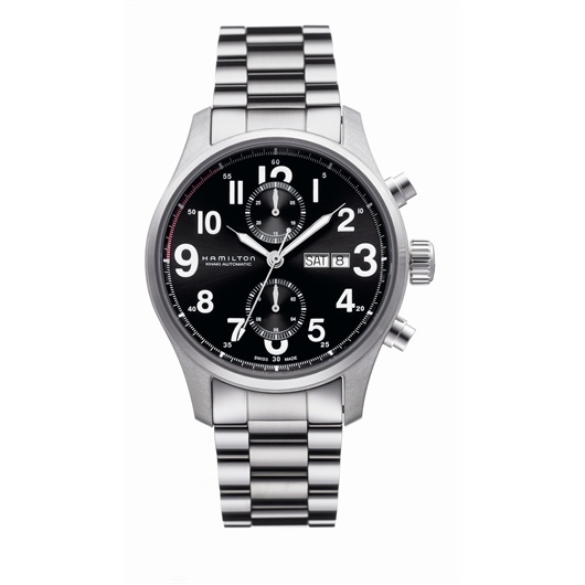 Hamilton H71716133 : Khaki Officer Auto Chrono