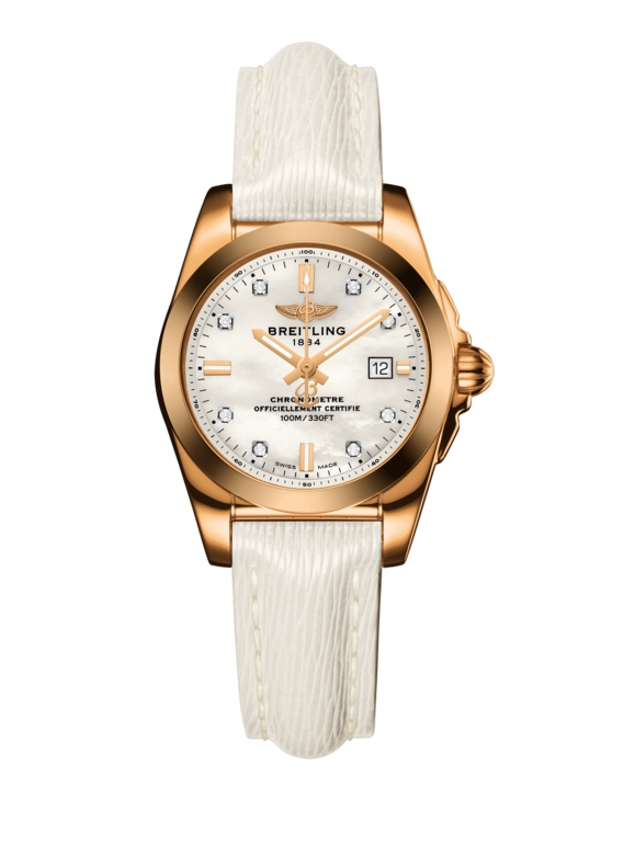 Breitling H7234812.A792.274X : Galactic 29 Rose Gold / Pearl Diamond / Sahara