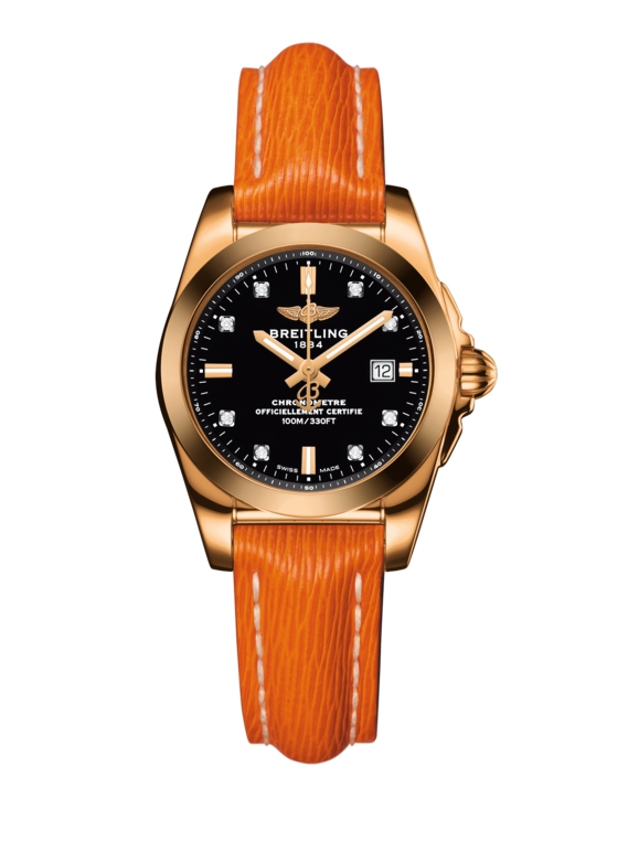 Breitling H7234812.BE86.270X : Galactic 29 Rose Gold / Trophy Black Diamond / Sahara