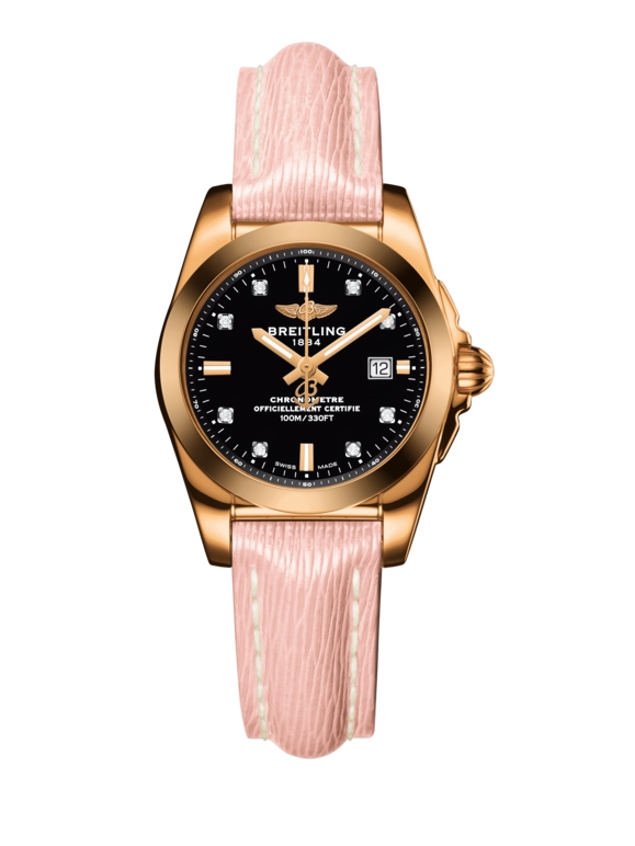 Breitling H7234812.BE86.272X : Galactic 29 Rose Gold / Trophy Black Diamond / Sahara