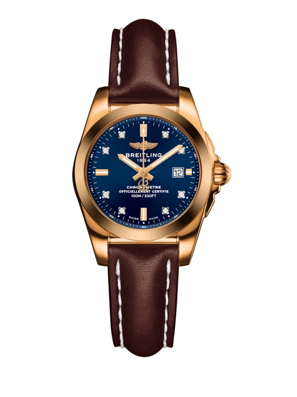 Breitling H7234812.C964.484X : Galactic 29 Rose Gold / Horizon Blue Diamond / Calf