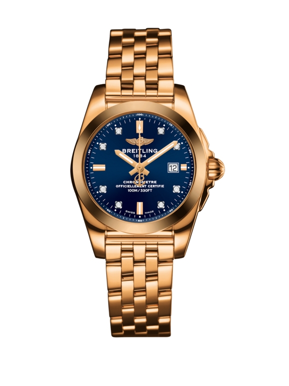 Breitling H7234812.C964.791H : Galactic 29 Rose Gold / Horizon Blue Diamond / Bracelet