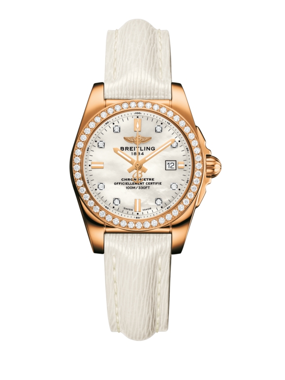 Breitling H7234853.A792.274X : Galactic 29 Rose Gold / Diamond / Pearl Diamond / Sahara
