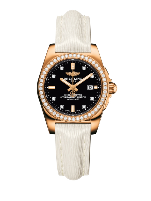 Breitling H7234853.BE86.274X : Galactic 29 Rose Gold / Diamond / Trophy Black Diamond / Sahara