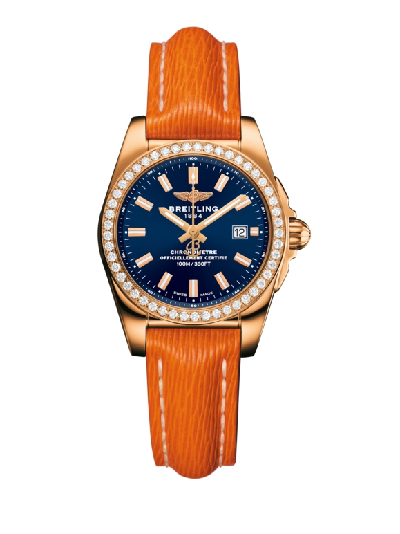 Breitling H7234853.C950.270X : Galactic 29 Rose Gold / Diamond / Horizon Blue / Sahara