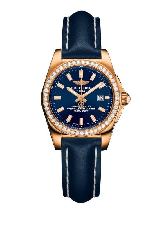 Breitling H7234853.C950.486X : Galactic 29 Rose Gold / Diamond / Horizon Blue / Calf