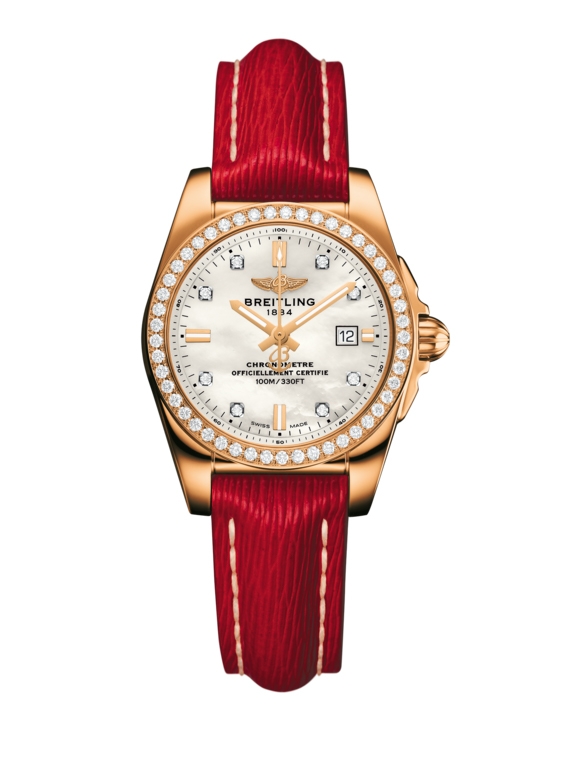 Breitling H7234853|A792|273X : Galactic 29 Rose Gold / Diamond / Pearl Diamond / Sahara
