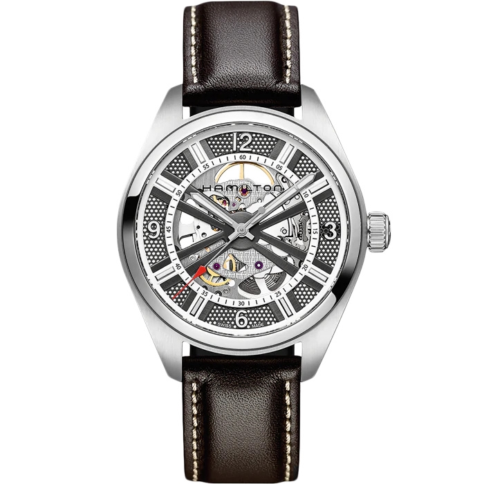Hamilton H72515585 : Khaki Field Skeleton Auto