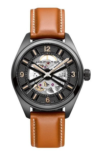 Hamilton H72585535 : Khaki Field Skeleton Auto PVD