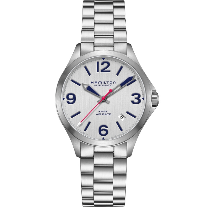 Hamilton H76225151 : Khaki Aviation Air Race Auto 38 Grey / Bracelet
