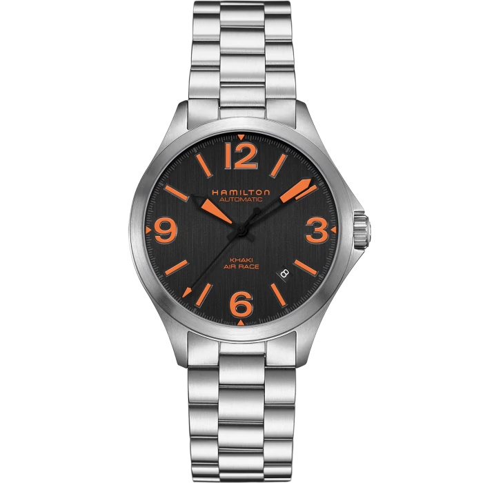 Hamilton H76235131 : Khaki Aviation Air Race 38 Auto Black / Bracelet