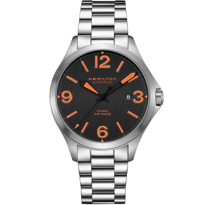 Hamilton H76535131 : Khaki Aviation Air Race 42 Auto Black / Bracelet
