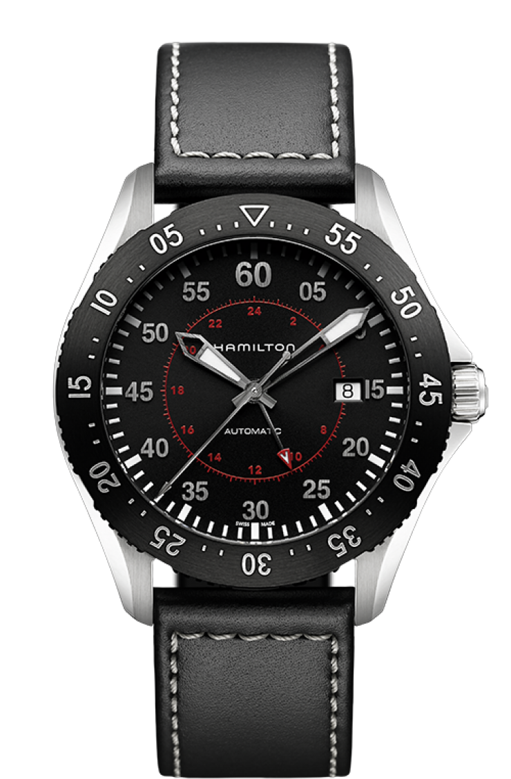 Hamilton H76755735 : Khaki Pilot GMT Automatic