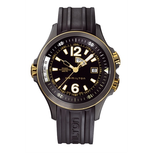 Hamilton H77575335 : Khaki Navy GMT