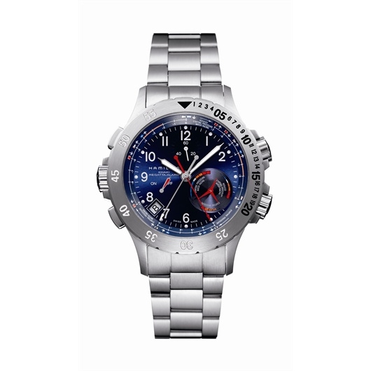 Hamilton H77614143 : Khaki Navy Regatta Alarm