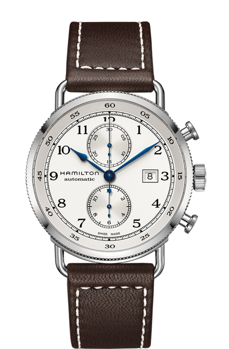 Hamilton H77706553 : Pioneer Auto Chrono 44 Stainless Steel / Silver