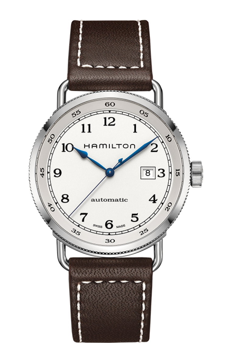 Hamilton H77715553 : Pioneer Auto 43 Stainless Steel / Silver
