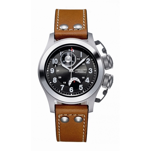 Hamilton H77716533 : Frogman Auto Chrono 43 Titanium / Black
