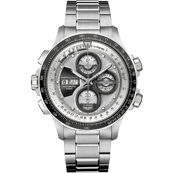 Hamilton H77726151 : Khaki Aviation X-Wind Automatic Silver / Bracelet