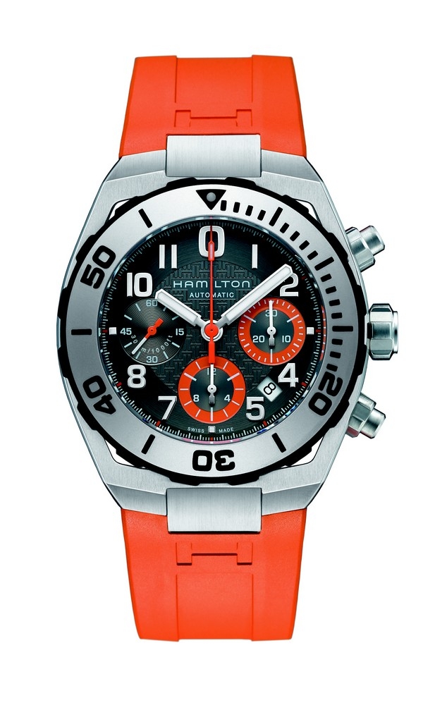 Hamilton H78716983 : Khaki Navy Sub Auto Chrono