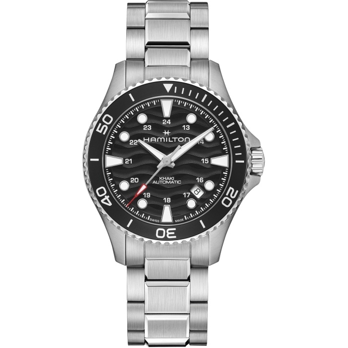 Hamilton H82415130 : Khaki Navy Scuba Auto 40 Stainless Steel / Black / Bracelet