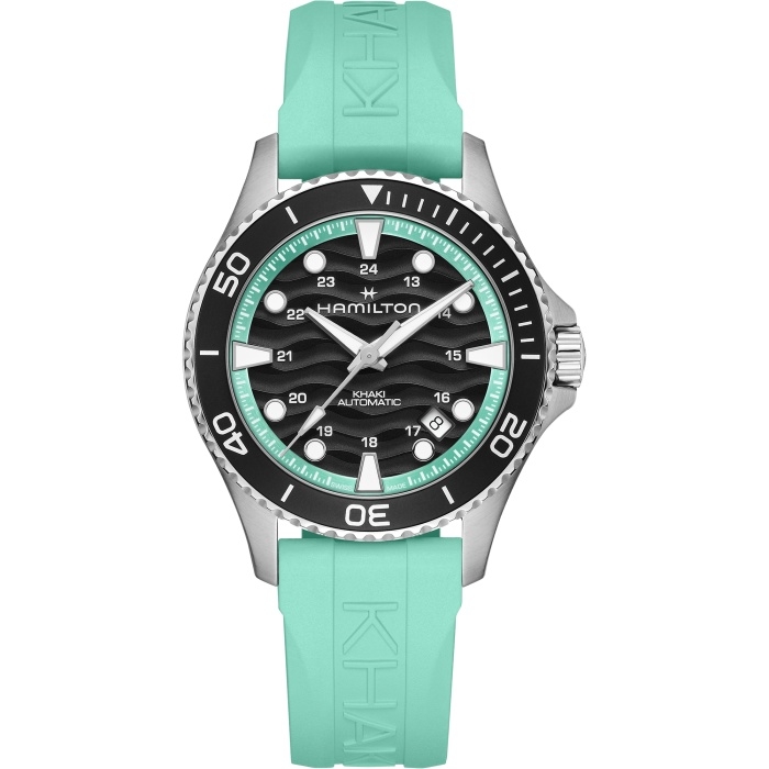 Hamilton H82415331 : Khaki Navy Scuba Auto 40 Stainless Steel / Black - Turquoise