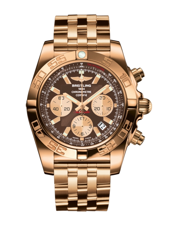 Breitling HB011012.Q576.375H : Chronomat 44 Rose Gold / Metallica Brown / Bracelet