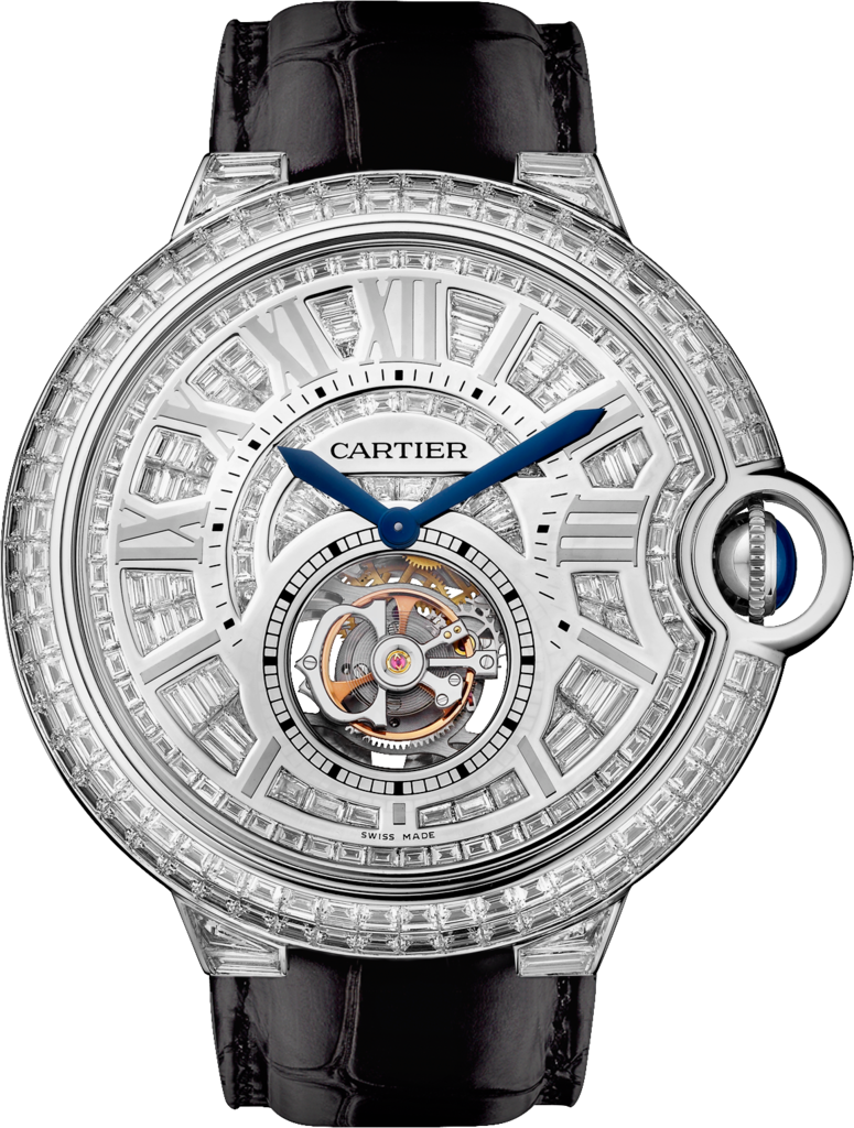 Cartier HPI00586 : Ballon Blue de Cartier 46 Flying Tourbillon White Gold / Diamond