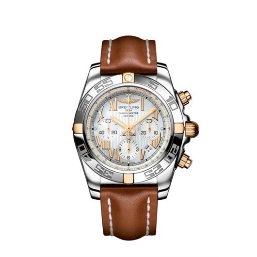 Breitling IB011012/G693 : Chronomat 44 Stainless Steel / Rose Gold / MOP - Roman