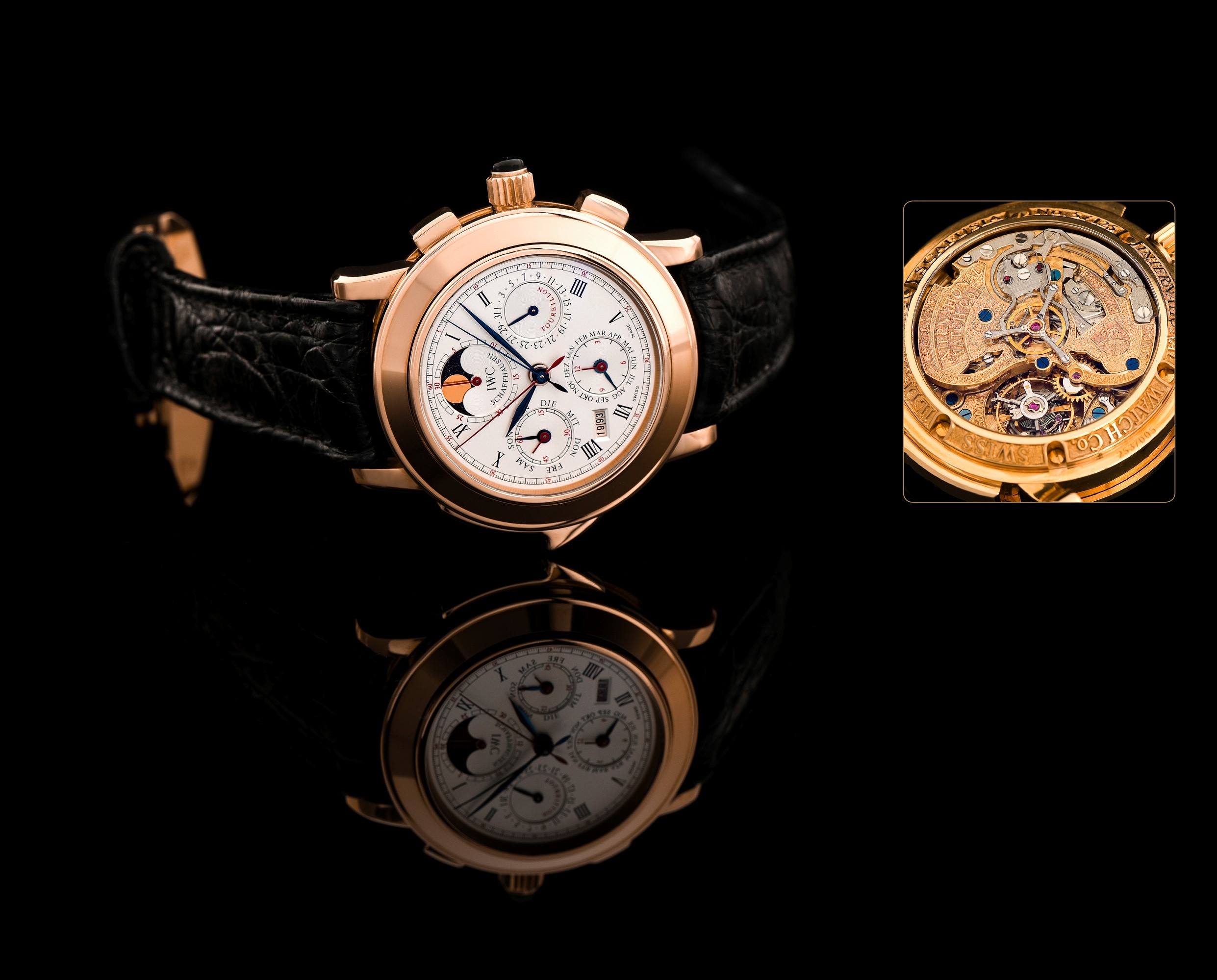 IWC IW1868-01 : Destriero Scafusia Red Gold / German