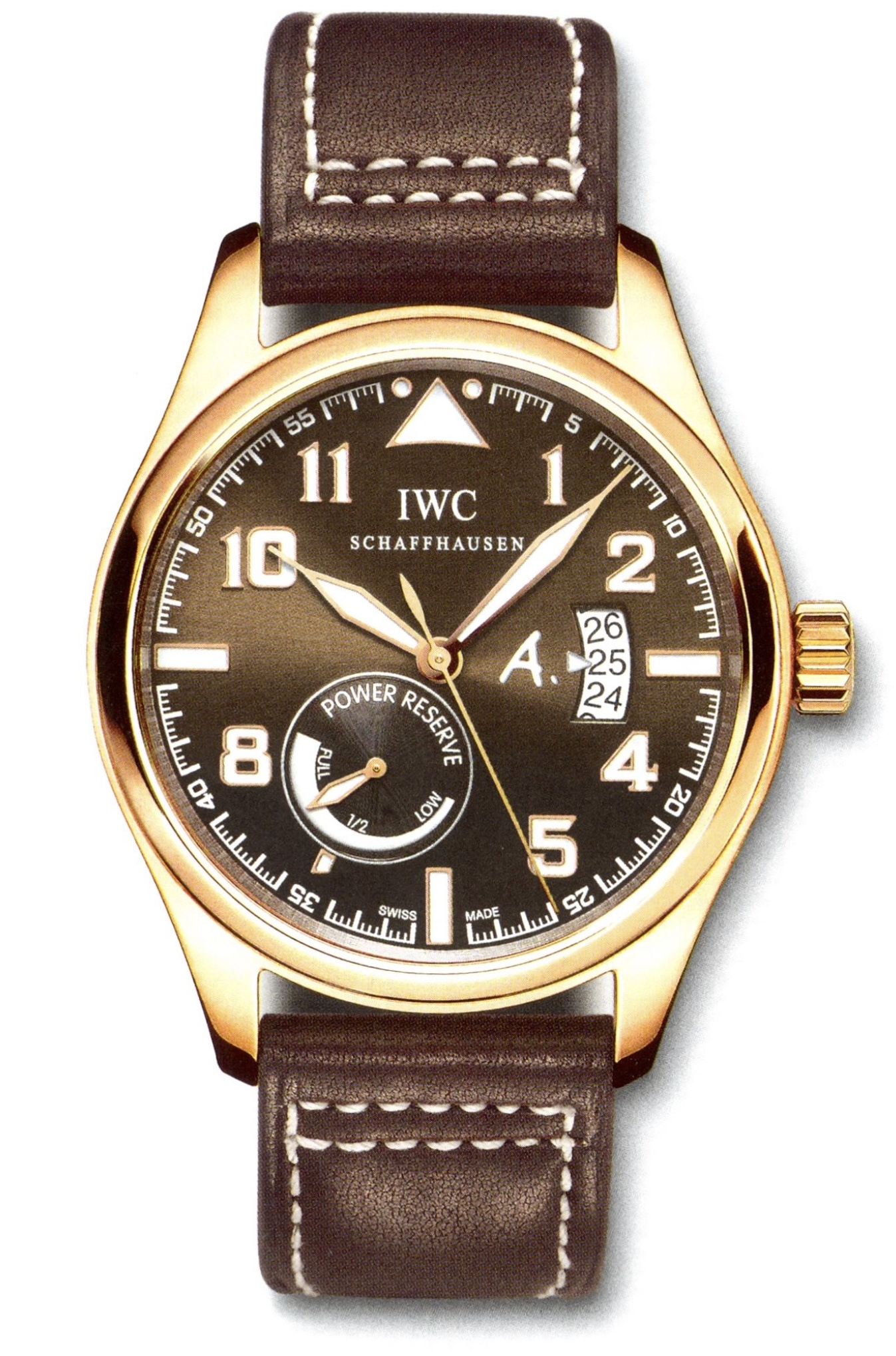 IWC IW3201-03 : Pilot's Watch Antoine De Saint Exupery Power Reserve Rose Gold