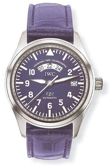 IWC IW3251-03 : Pilot's Watch UTC Platinum / Blue / Strap