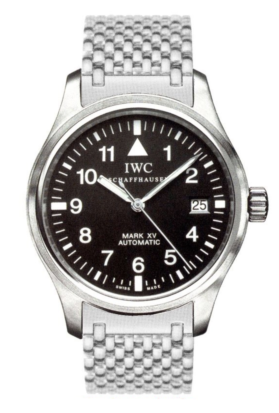 IWC IW3253-02 : Pilot's Watch Mark XV Stainless Steel / Black / Bracelet