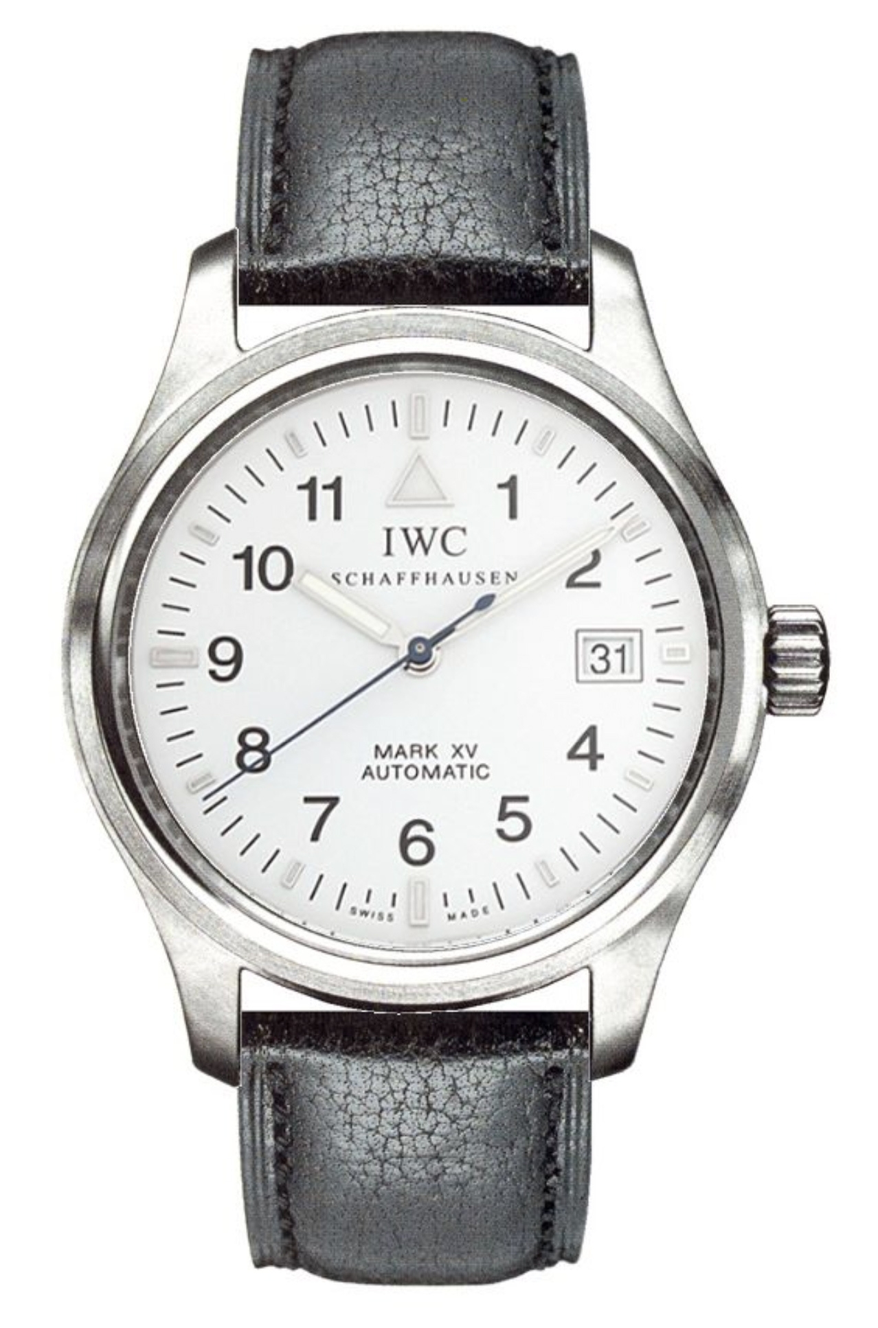 IWC IW3253-09 : Pilot's Watch Mark XV Stainless Steel / White / Strap