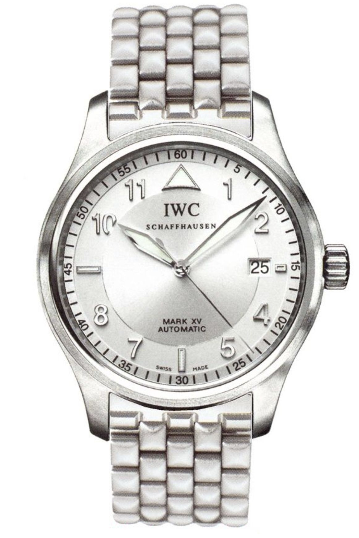 IWC IW3253-14 : Pilot's Watch Mark XV Spitfire Stainless Steel / Silver / Strap