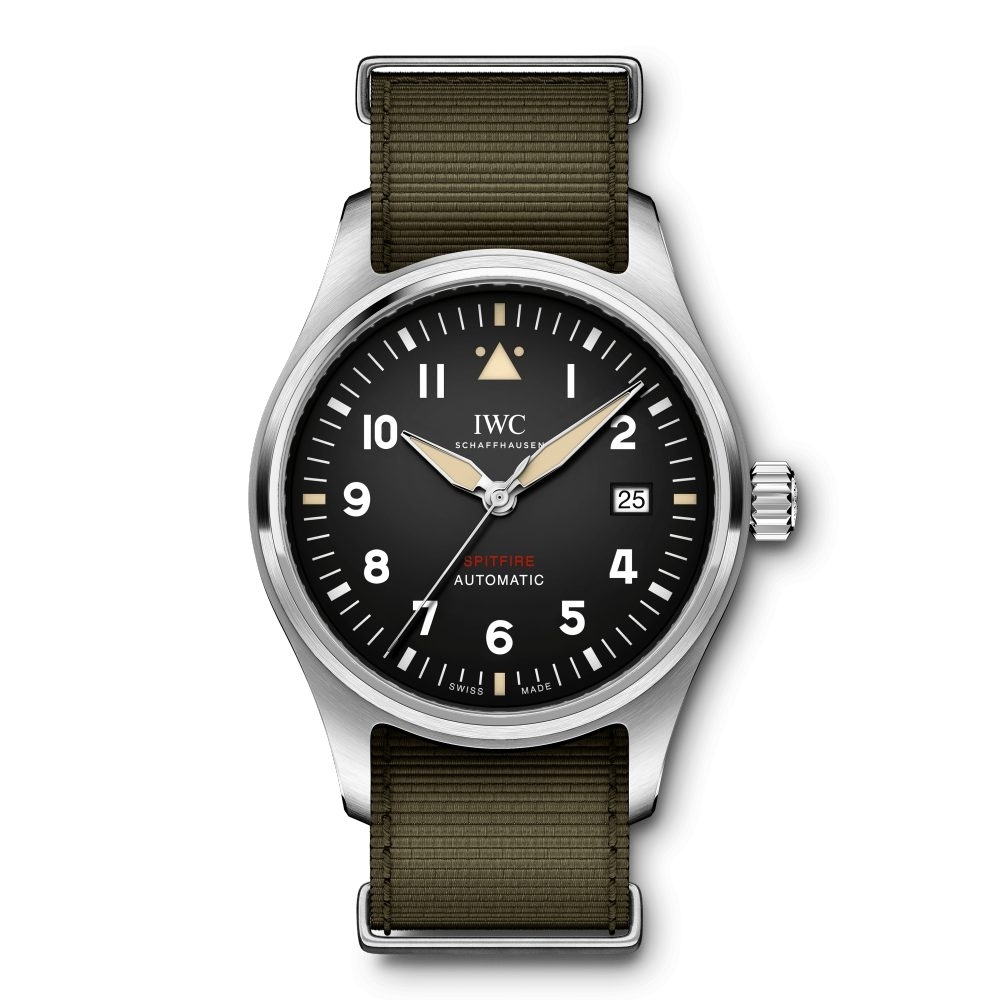 IWC IW3268-01 : Pilot's Watch Automatic Spitfire Stainless Steel / Black / NATO