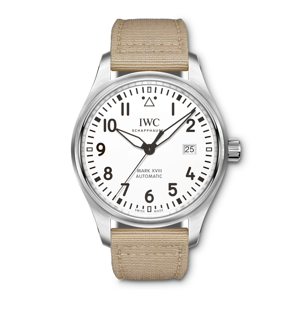 IWC IW3270-17 : Pilot's Watch Mark XVIII Silver / Canvas