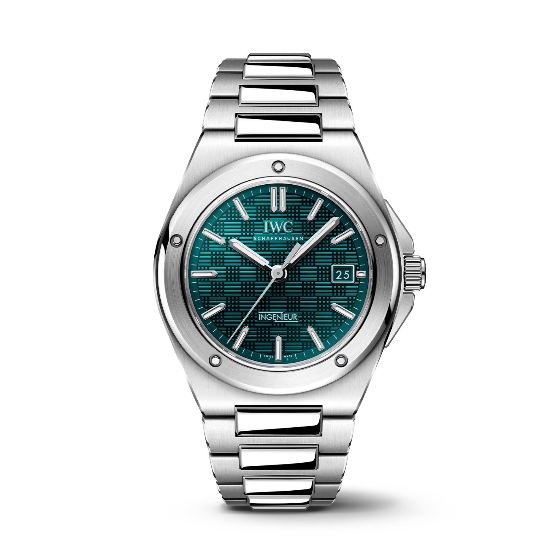 IWC IW3289-03 : Ingenieur Automatic 40 Stainless Steel / Aqua Blue