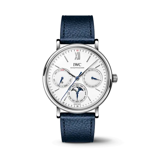 IWC IW3446-01 : Portofino Perpetual Calendar Stainless Steel / Silver
