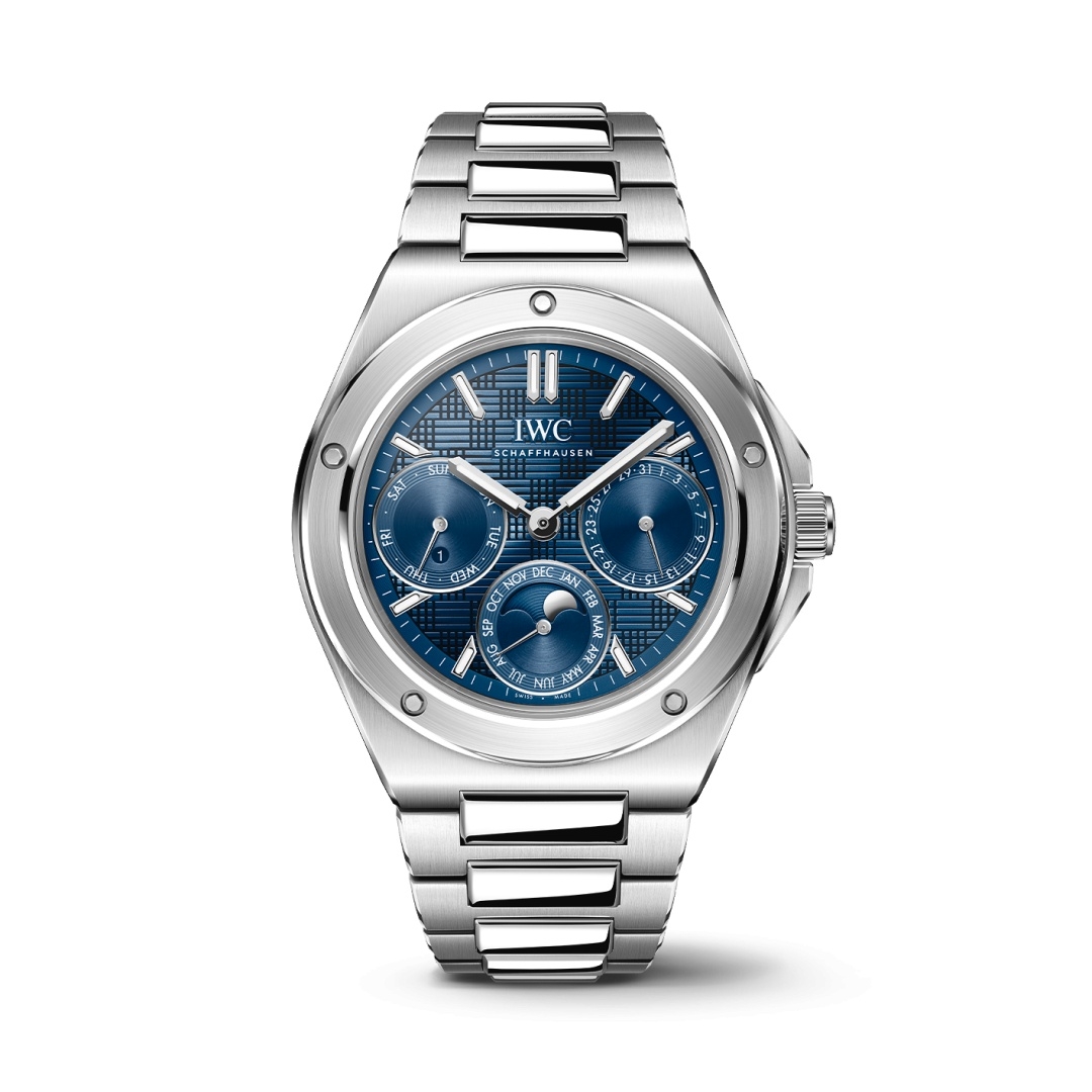 IWC IW3449-03 : Ingenieur Perpetual Calendar Stainless Steel / Blue