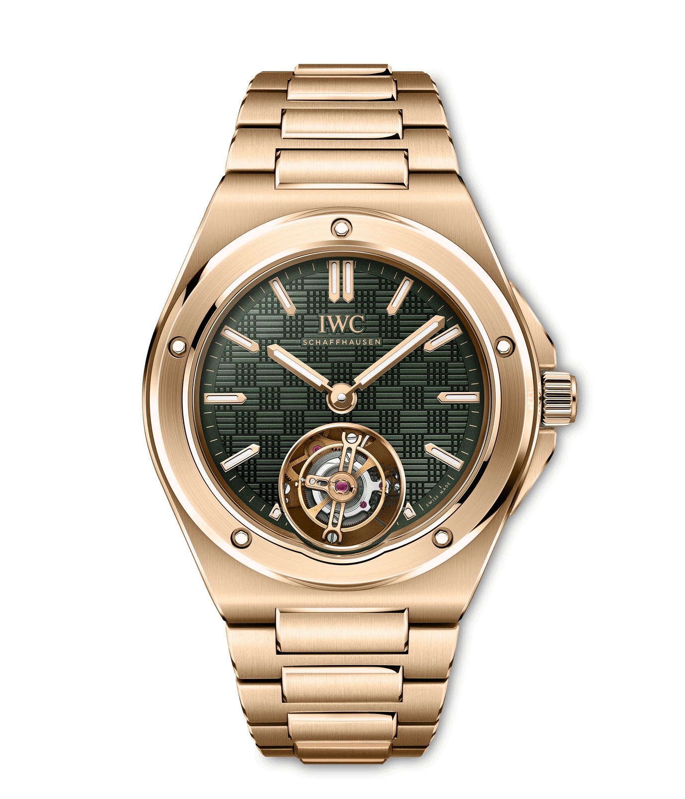 IWC IW3459-01 : Ingenieur Automatic 40 Tourbillon Rose Gold / Green